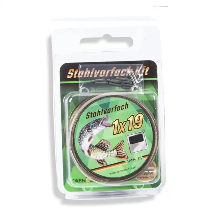 SÄNGER 1×19 stalen onderlijnen 6kg 10m