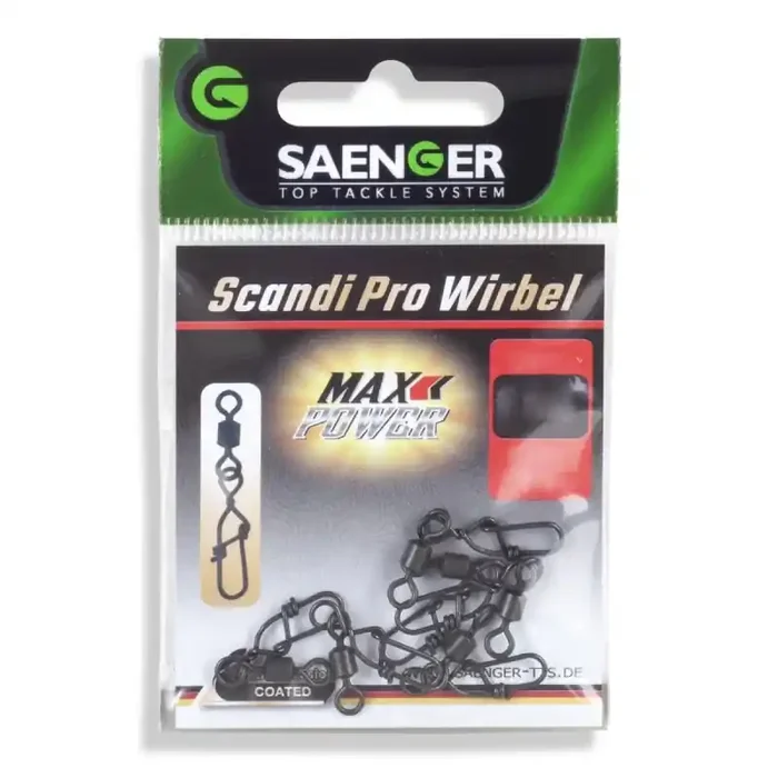 SÄNGER Scandi Pro girevole misura 1 46 mm 40 kg nero opaco 4 pezzi.