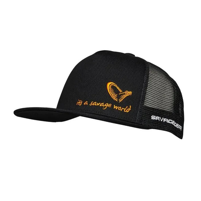 SAVAGE GEAR All Black Cap OneSize Zwart Kaviaar