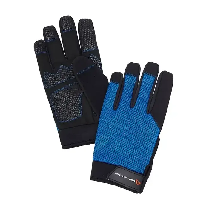 SAVAGE GEAR Aqua Mesh Glove L bleu de mer