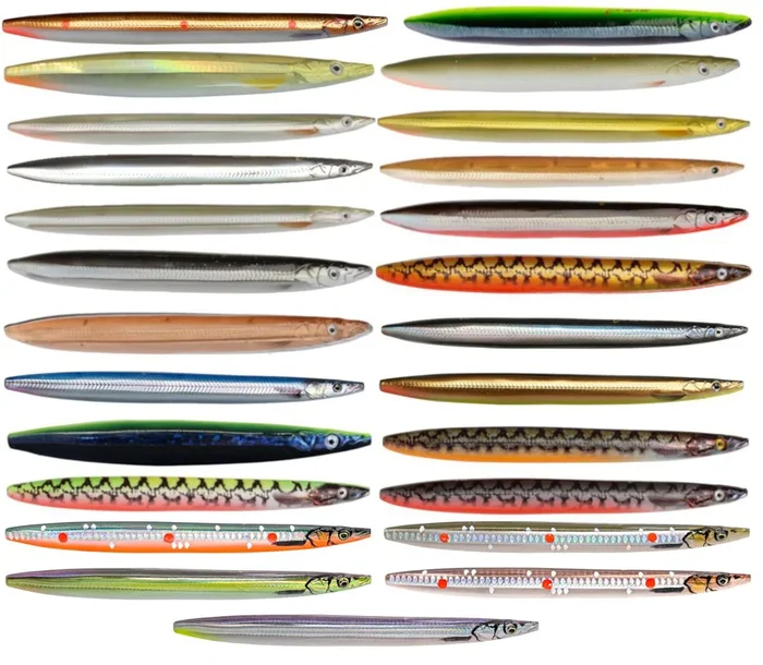 Savage Gear Line Thru Sandeel – Meerforellenköder Matt White Tobis 11cm / 15g