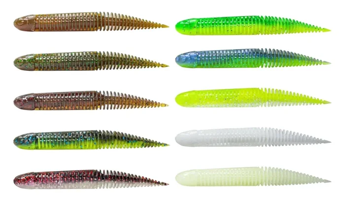 Savage Gear Ned Dragon Tail Slug – 5 Gummiköder Watermelon Red 7.2cm / 3g