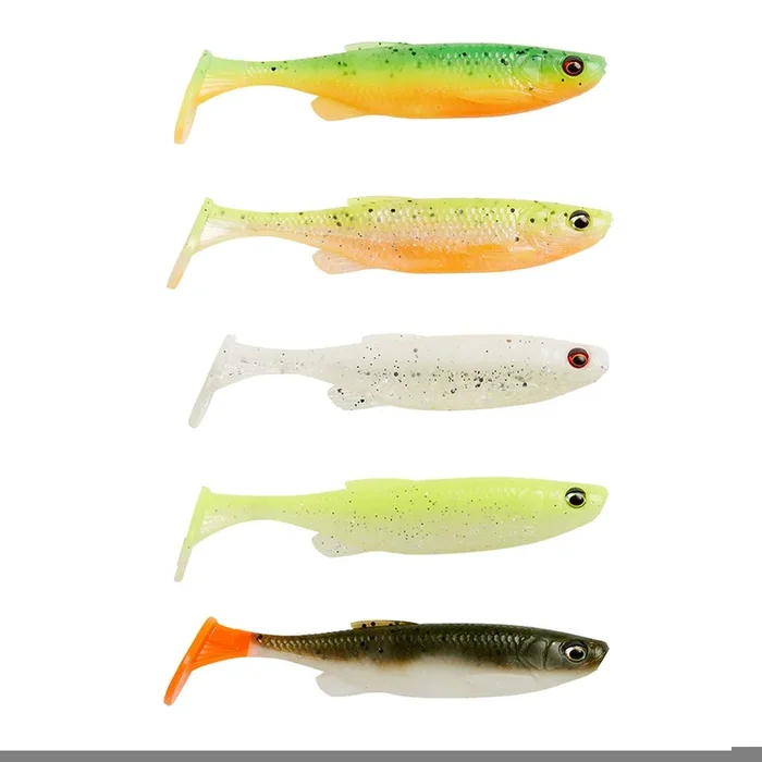 Savage Gear Savage gear Fat Minnow T-Tail Mix 5pcs. Darkwater Mix 13 ab 6.4 € preisgünstig kaufen