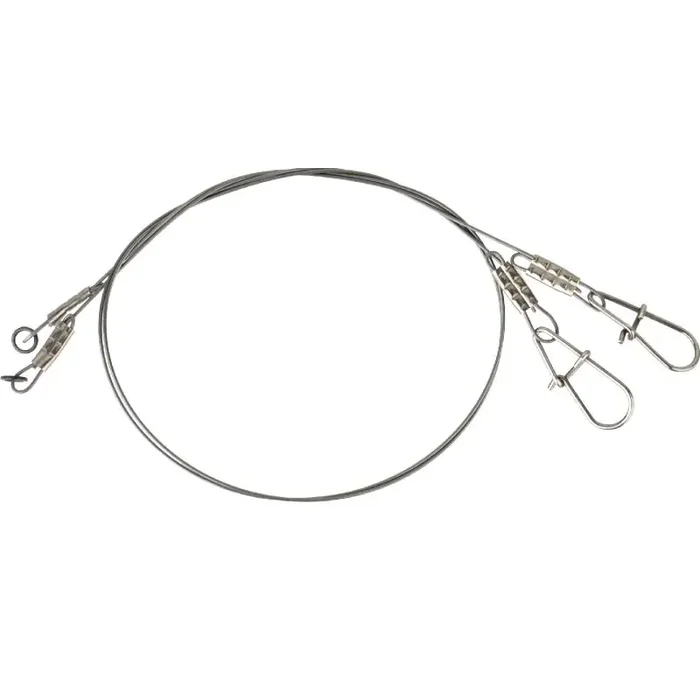 SAVAGE GEAR Titanium Spin Trace 35cm 0,4mm 15kg Zwenknaald Snap 2st.