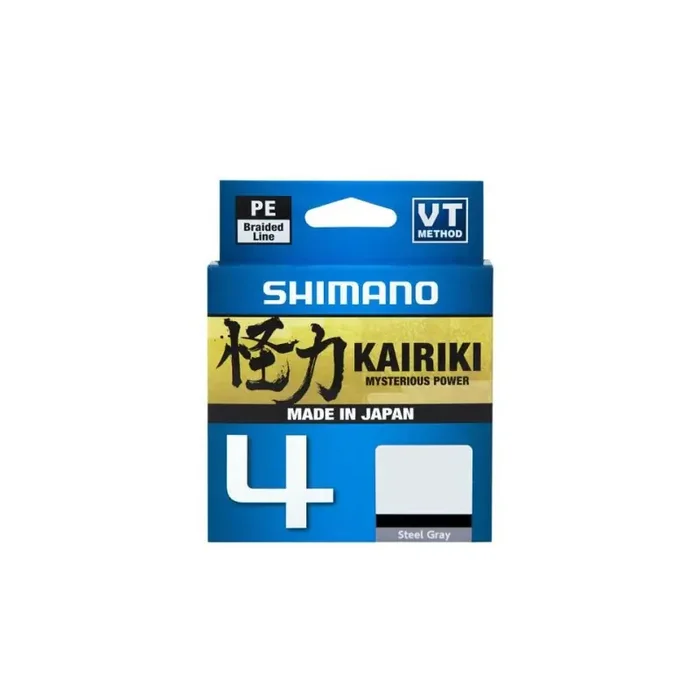 SHIMANO Kairiki 4 0,1mm 6,8Kg 300m Staal Grijs