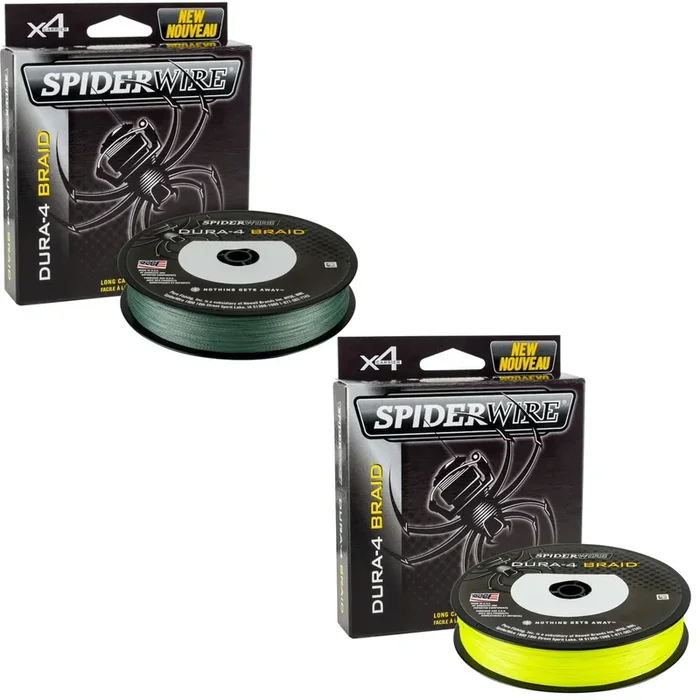 Spiderwire Dura 4 – 300m geflochtene Angelschnur Yellow 0.35mm / 35kg