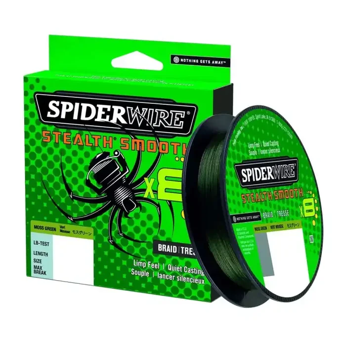 SPIDERWIRE Stealth Smooth 8 0,39 mm 46,3 kg 150 m Verde muschio