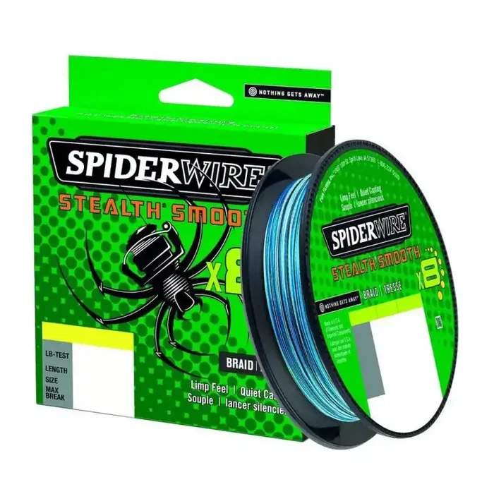 SPIDERWIRE Stealth Smooth 8 0,39mm 46,3kg 150m Blu Camo