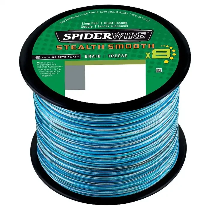 SPIDERWIRE Stealth Smooth 8 0,39mm 46,3kg 2000m Blue Camo