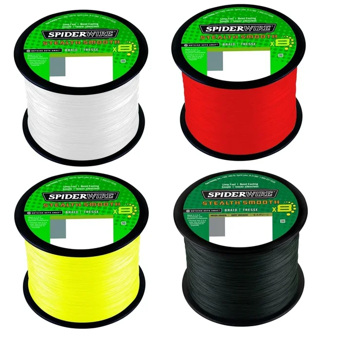 Spiderwire Stealth Smooth8 X8 PE Braid – 2000m Angelschnur 0.29mm / 26.4kg HI-VIS YELLOW