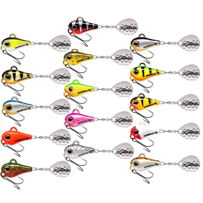 SpinMad 4g Bleikopfspinner – Jig Spinner Green Lemon