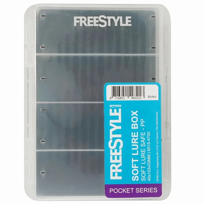 Spro Freestyle Pocket Box Soft Lure 140x105x33mm – Köderbox