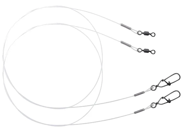 Spro Matt Black Leader Fluoro – 2 Fluorocarbon Spinnvorfächer 25cm / 0.60mm / 20kg – 44lb