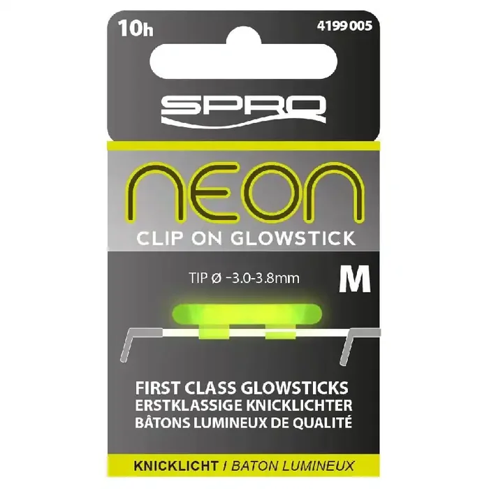 SPRO Neon Clip on Glowstick M Zielony