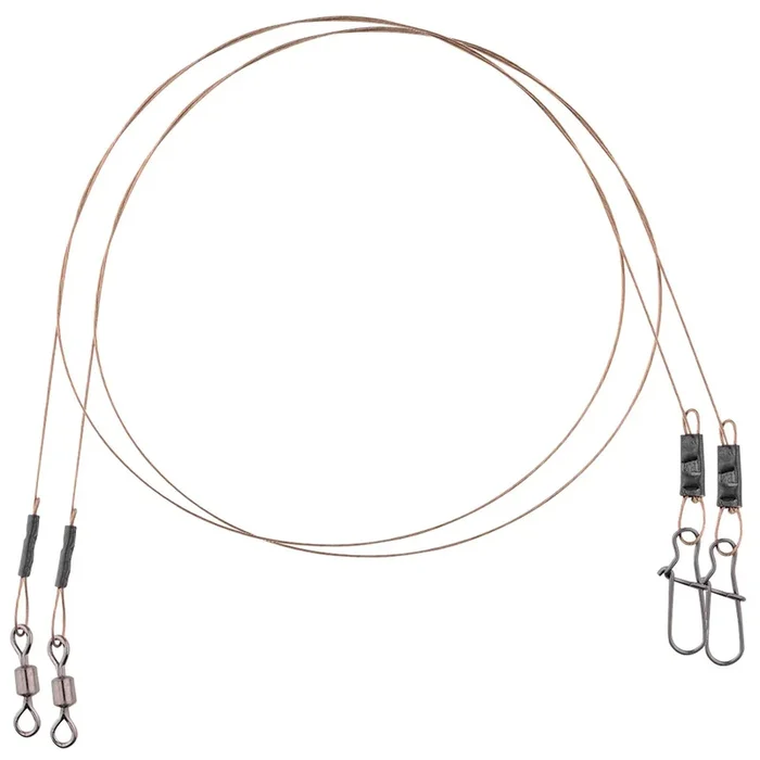 Spro Pike Fighter Fine Leader 1×19 – 2 Stahlvorfächer 30cm – 8.2kg