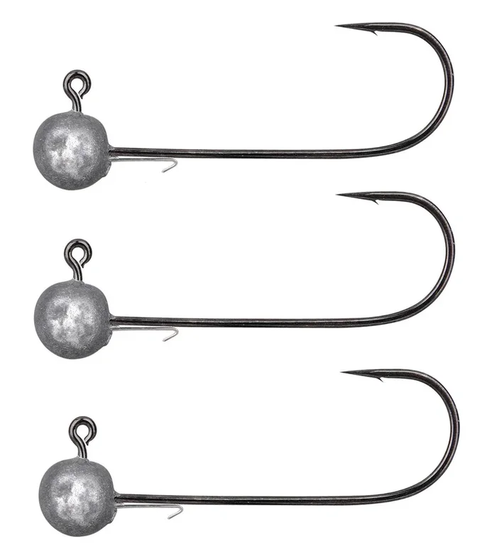 Spro Round Jighead HD Jig 90 – 3 Jighaken Gamakatsu 21g / Gr. 5/0
