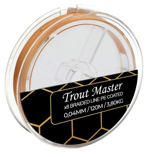 Spro Trout Master Fine Gold X8 PE Geflochtene Schnur (120m)