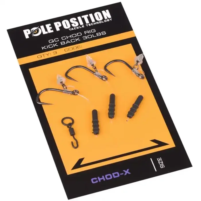 STRATEGY Pole Position QC Chod-X Rig 4cm size 4 3pcs.