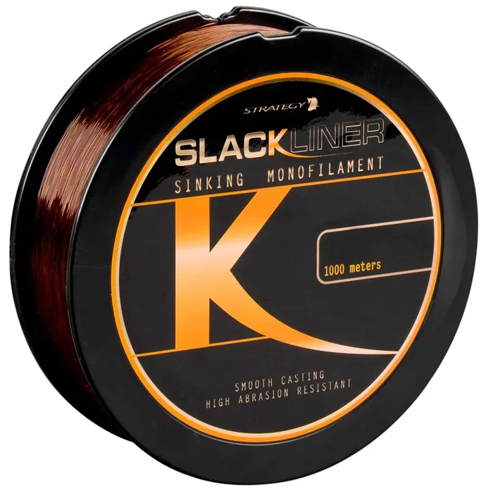Strategy Slackliner Monofilament 1000m – Karpfenschnur 0.30mm / 15lbs / 6.5kg Tragkraft