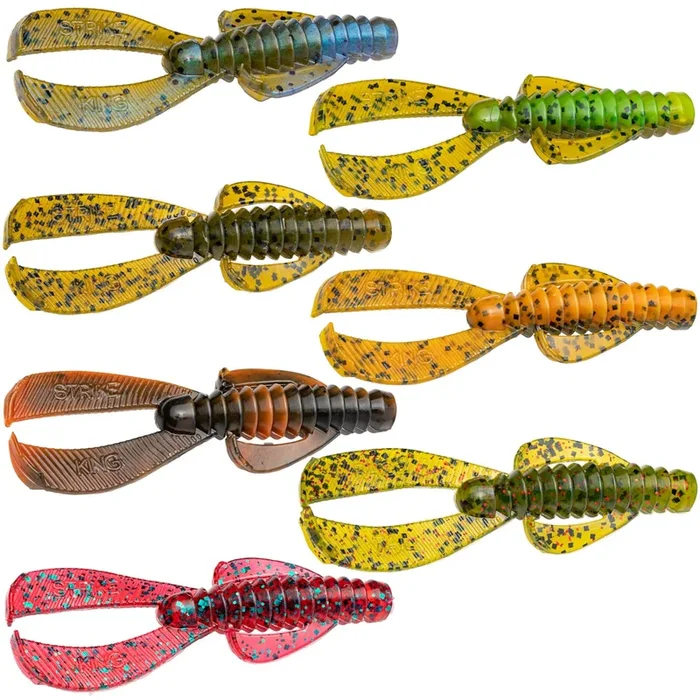 Strike King 6,5cm Rage Ned Bug – 9 Gummikrebse Red Bug