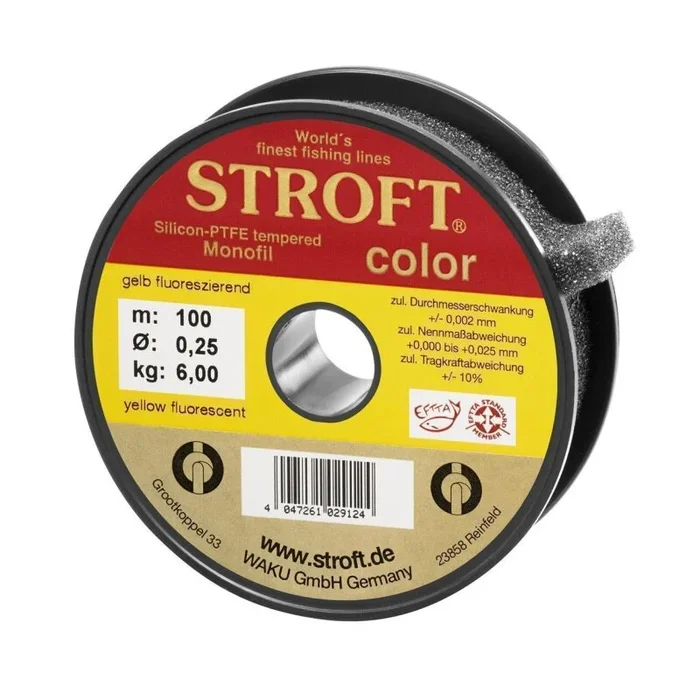 STROFT color gelb flouresz. 200m 0,14mm