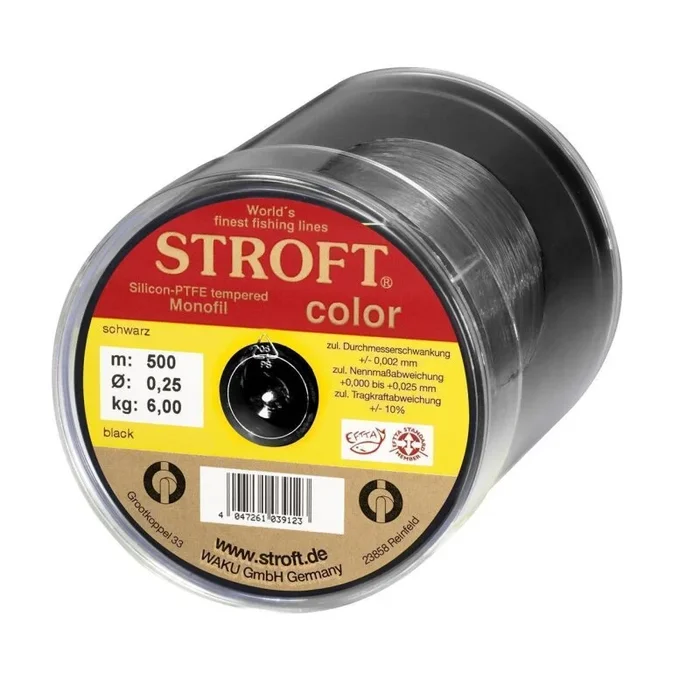STROFT color schwarz 500m 0,25mm