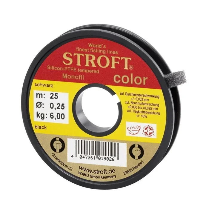 STROFT color schwarz 50m 0,25mm