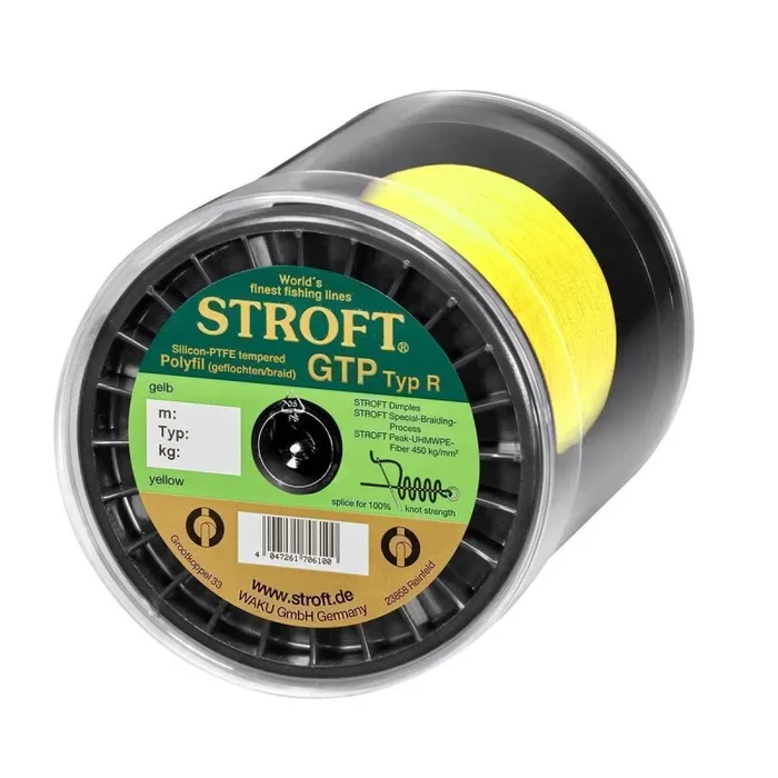 Stroft GTP Gelb 1000m Typ R7 geflochtene Schnur
