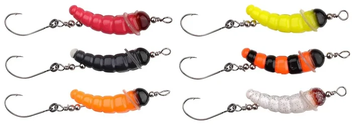 Trout Master Hard Camola 2g – künstliche Bienenmaden – Forellenköder Yellow