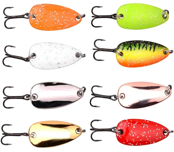 Trout Master Leaf 3cm 5g – Blinker Fluo-Green / Yellow