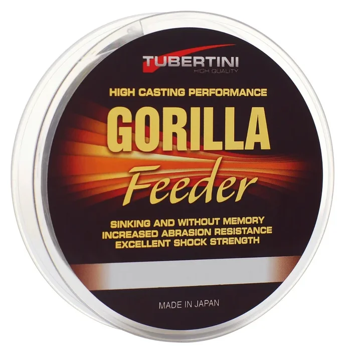 Tubertini Feeder Gorilla – 200m monofile Angelschnur 0.14mm / 3.50kg