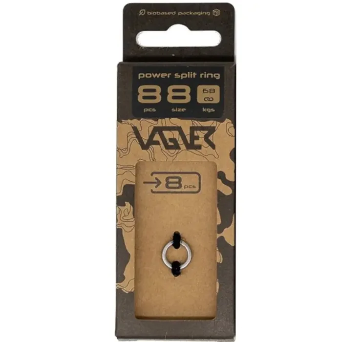 VAGNER Split Ring Gr.8 68kg Silver 8Stk.