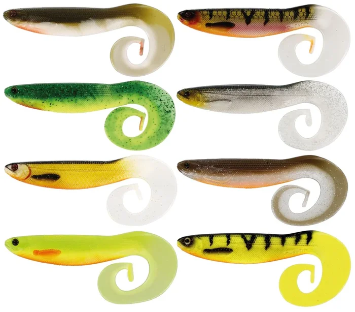 Westin Curl Teez – Gummifisch Bling Perch 7cm / 3.5g / 3 Stück