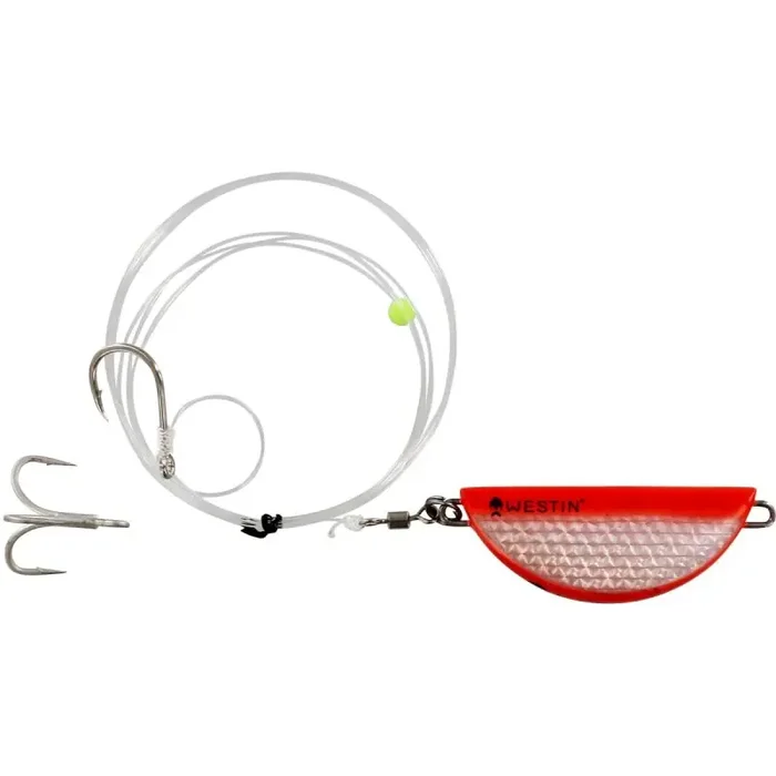 WESTIN Halibut Anti Twist Rig 350g Gr.7/0 Gr.3/0 190cm 1mm Oranje Flash