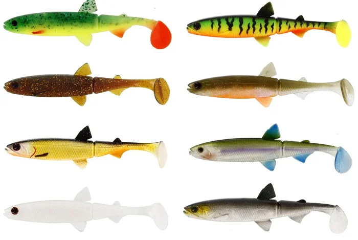 Westin HypoTeez Gummifische 9cm – 6 Köder Crazy Firetiger