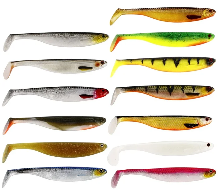 Westin ShadTeez 10cm 6g – 3 Gummifische Redlight