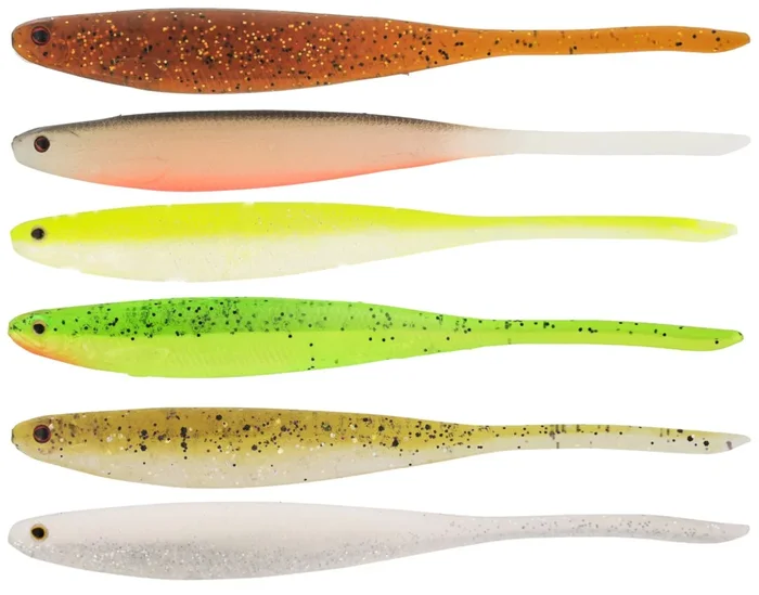 Westin Shadteez Pin-Tail – Gummifisch 13cm / 6g / 2 Stück Lime Chartreuse