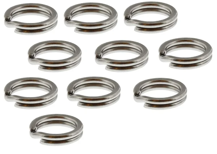 Westin Splitring Black Nickel – 10 Sprengringe 12mm