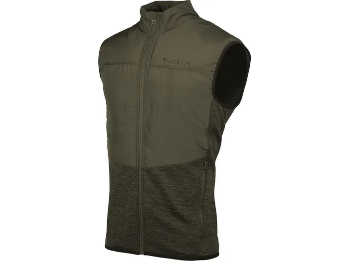 Westin Thermo Knit Vest Beluga Green – vielseitige Angelweste kaufen M