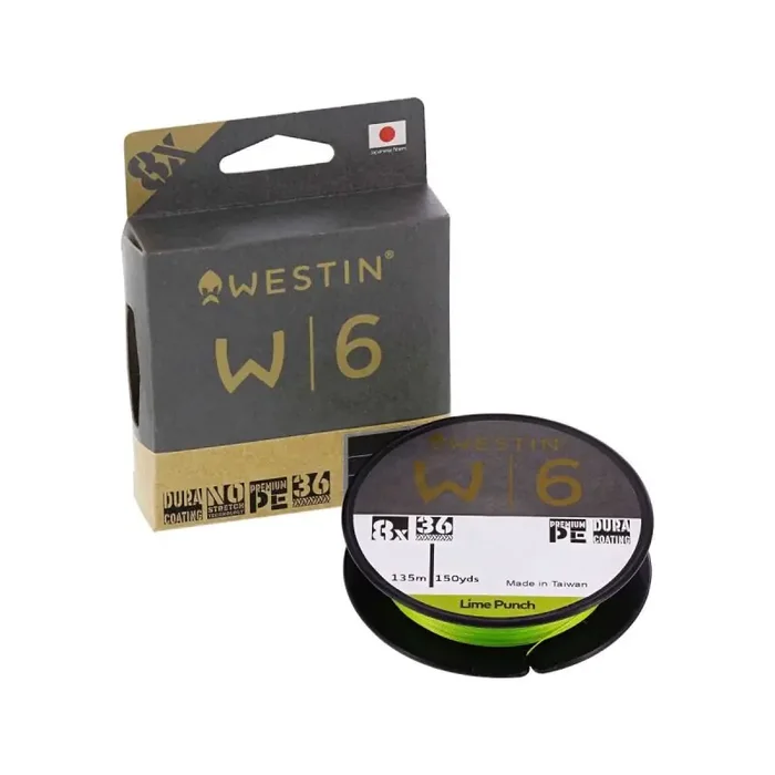 WESTIN W6 8 Treccia Lime Punch 0,1mm 135m 3,8kg