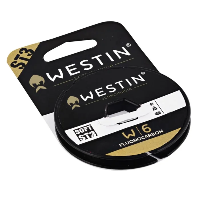 Westin W6 ST3 Fluorocarbon Clear – 50m Fluorocarbonschnur 0.30mm/6.1kg