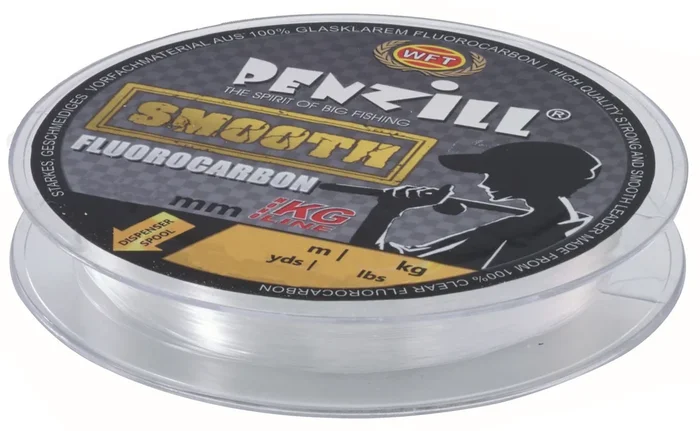 WFT Penzill Smooth Fluorocarbon 100m – Vorfachschnur 0.18mm / 2.3kg Tragkraft