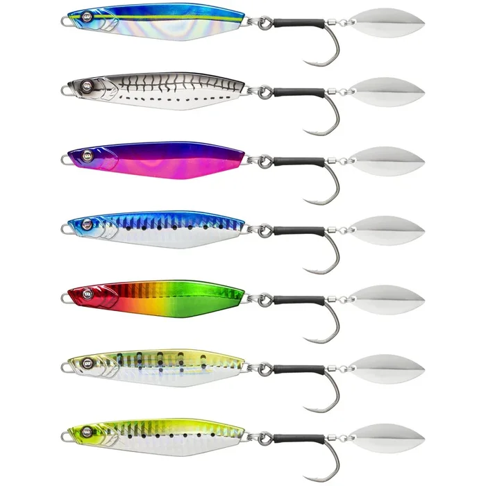 Williamson Thunder Jig Bladed 8cm 40g – Meeresköder UV Silver Chrome