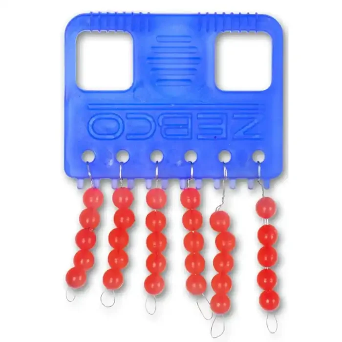 ZEBCO Arrêt de perles S Rouge 30pcs.
