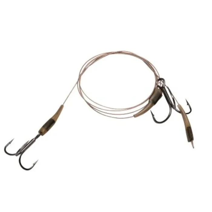 Zebco DB Series Bottom Rig Leader 14kg – gebundenes Stahlvorfach Gr. 6 + 4