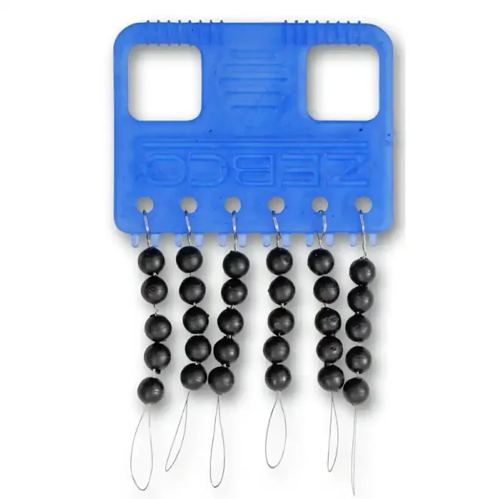 ZEBCO rubber beads L black 30pcs.