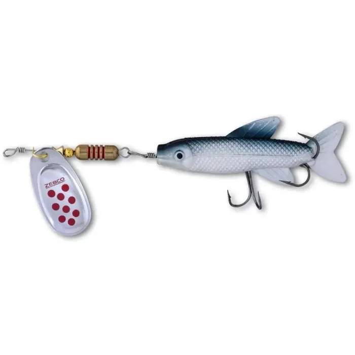 ZEBCO Trophy Z-Spin Minnow No.5 18g punti argento/rosso