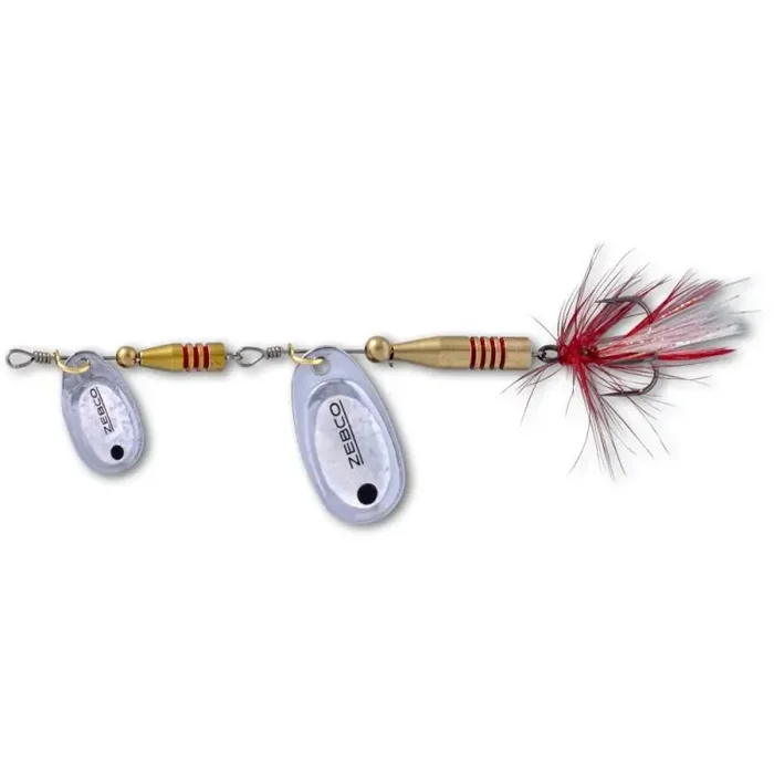 ZEBCO Trophy Z-Tandem No.2 + No.4 16g Silver/Holo Silver Foil