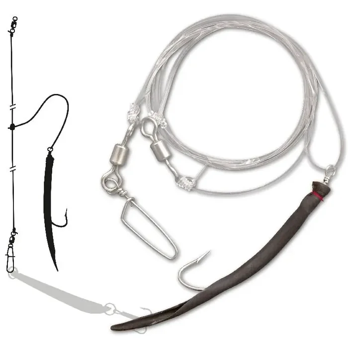 ZEBCO Z-Sea Dorsch Rig Gr.6/0 100cm 0,8mm 40kg Schwarz